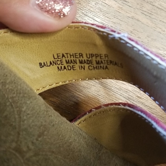 💕BOC💕 Leather Floral Cork Platform Sandal Wedge - Picture 10 of 14